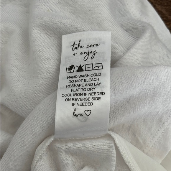 NWT NIC+ZOE White Linen Blend Recycled Fibers Blouse Top - Size Small - Picture 4 of 14